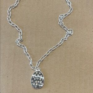 Avon Hammered pendant long necklace - Women Jewelry